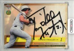 2010 BBM 阪神タイガース 75周年 トーマス・オマリー 直筆サインカード【042/111】