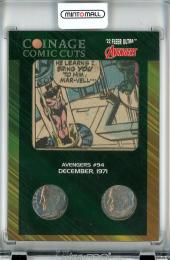 2022 UPPER DECK MARVEL FLEER ULTRA AVENGERS Avengers (1963) Comic Clippings Coinage/#CCC-AVG94【6/20】