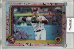 2025 Topps Chrome NPB 小深田大翔 Cherry Blossoms Refractors【09/15】 東北楽天ゴールデンイーグルス