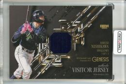 2025 BBM GENESIS 西川遥輝 メモラビリアカード【070/350】 東京ヤクルトスワローズ