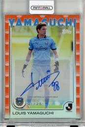 Topps Jリーグ フラッグシップ 2025 山口瑠伊 直筆サインカード Orange Foil【01/25】 川崎フロンターレ