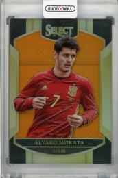 2016-17 Panini Select Spain Alvaro Morata Terrace Base Orange(パラレル版) 23/75