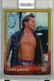 2015 Topps Chrome WWE Chris Jericho Gold Refractors #15【39/50】