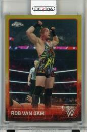 2015 Topps Chrome WWE Rob Van Dam Gold Refractors #58【45/50】