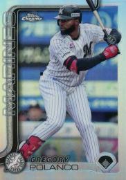 2025 TOPPS Chrome NPBプロ野球 #204 G.ポランコ(ロッテ)【リフラクターパラレル版】レギュラーカード