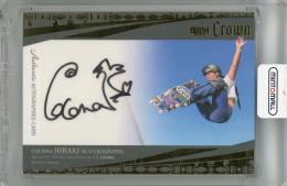 2025 BBM CROWN 開心那 直筆サインカード 横版【32/69】 スケートボード