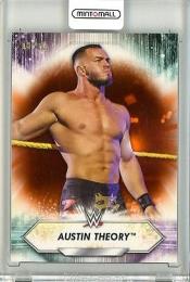 2021 Topps WWE  Austin Theory Base Orange 08/50