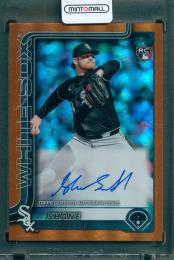 2025 TOPPS Update Series Shane Smith Real Ones Autographs Orange Foil【15/25】 Chicago White Sox