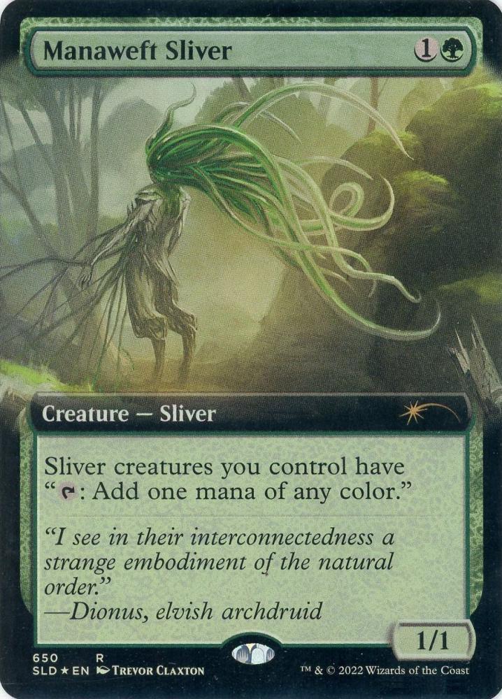 宝革スリヴァー/Gemhide Sliver 拡張アートfoil SLD 英語 Foil】(648)□拡張アート□《宝革スリヴァー/Gemhide Sliver