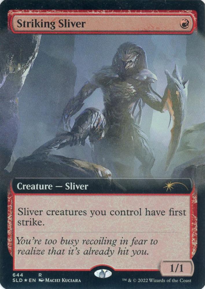 宝革スリヴァー/Gemhide Sliver 拡張アートfoil SLD 英語 宝革スリヴァー/Gemhide Sliver 拡張アートfoil SLD 英語