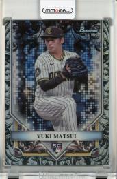 2024 Topps Bowman Sterling Yuki Matsui Rookies Sterling Silver Refractors RC #BSR15【061/100】