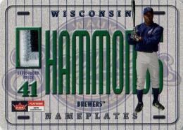 2001 Fleer Platinum  Jeffrey Hammonds Patches 106/135