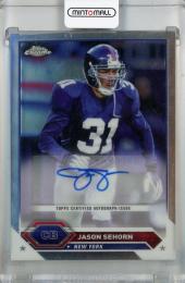 2023 Topps Composite Jason Sehorn Topps Chrome Autographs #TCA-JSE New York Giants