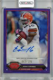 2023 Topps Composite Josh Cribbs Topps Chrome Autographs Purple Refractors #TCA-JC ※初期傷あり【063/175】 Cleveland Browns