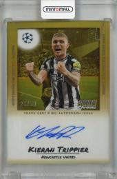 2023-24 Topps Stadium Club Chrome UEFA Champions League Kieran Trippier Behind the Lens Autographs Gold Refractors #BTLA-KT 【24/50】 Newcastle United