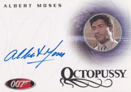 2008 RITTENHOUSEJames Bond In Motion 40th Anniversary Style Autograph / Albert Moses