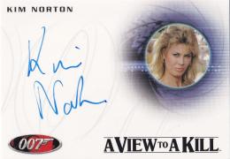 2012 RITTENHOUSE James Bond 50th Anniversary Sries Two 40th Anniversary Style Autograph / Kim Norton