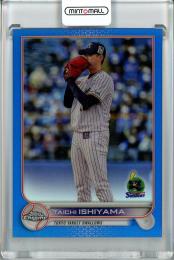 2022 Topps NPB Chrome  東京ヤクルト 石山泰稚 Base, Blue Parallel 042/150
