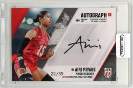 2025 プロデュース216 バレーボール女子日本代表 宮部藍梨 直筆サインカードA【22/55】