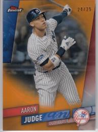 2019 Topps Finest NEW YORK YANKEES Aaron Judge Orange Refractors 51 24/25