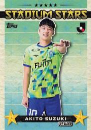 2025 Topps Jリーグ フラッグシップ #SS-10 鈴木章斗(湘南ベルマーレ) STADIUM STARS インサートカード