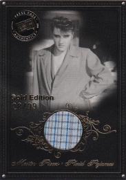 2008 Press Pass Elvis By the Numbers Master Pieces Memorabilia Gold (Plaid Pajamas) Elvis Presley 【28/99】