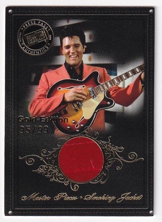 ミントモール / MINT 新宿店 / 2008 Press Pass Elvis By the Numbers Master Pieces  Memorabilia Gold (Smoking Jacket) Elvis Presley 【95/99】