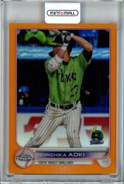 2022 Topps NPB Chrome  東京ヤクルト 青木宣親 Base, Orange Parallel 05/25