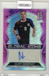 2016 Panini Spectra Clint Dempsey Global Icons Autographs Pink Parallels【6/25】 United States