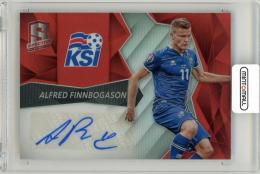 2016 Panini Spectra Alfred Finnbogason Signatures Red Parallels【53/65】 Iceland
