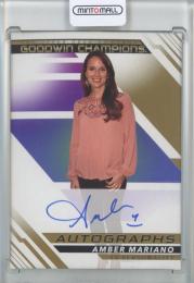 2022 Upper Deck Goodwin Champions  Amber Mariano Autographs