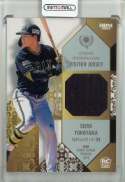 2024 BBM Rookie Edition Premium 横山聖哉 メモラビリアカード【066/350】 オリックスバファローズ