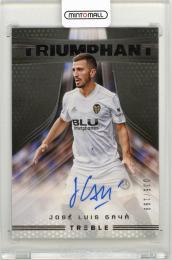2018-19 Panini Treble Jose Luis Gaya Triumphant Autographs【35/199】 Valencia CF