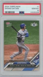 2024 TOPPS Now #1 / SHOHEI OHTANI(Los Angeles Dodgers) [PSA10/GEM MINT]