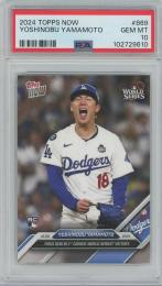 2024 TOPPS Now #869 / YOSHINOBU YAMAMOTO(Los Angeles Dodgers) [PSA10/GEM MINT]
