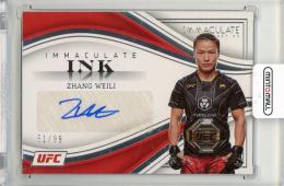 2023 PANINI Immaculate Collection UFC  Zhang Weili Immaculate Ink #IIZWL 【51/99】