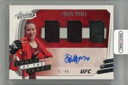 2021 PANINI Absolute  Zhang Weili Tools of the Trade UFC Signatures #TTZWL 【41/49】