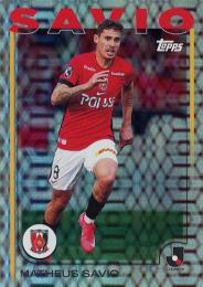 2025 Topps Jリーグ フラッグシップ #18 マテウス サヴィオ(浦和レッズ)【パラレル版】レギュラーカード