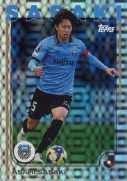 2025 Topps Jリーグ フラッグシップ #63 佐々木旭(川崎フロンターレ)【パラレル版】レギュラーカード