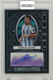 2022-23 Panini Obsidian Marcos Acuna Aurora Autographs Electric Etch Purple Parallels【38/50】 Argentina