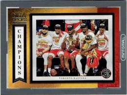 2019-20 PANINI NBA HOOPS Toronto Raptors Road to the Finals Champions