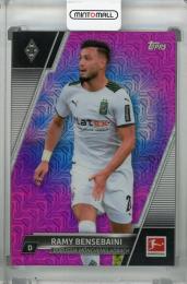 2021-22 Topps Bundesliga Japan Edition Borussia Monchengladbach Ramy Bensebaini Base Pink(パラレル版) 277/299