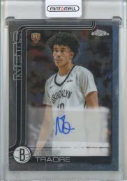 2025-26 Topps Chrome  Nolan Traore Rookie Autographs #TCARNT  Brooklyn Nets