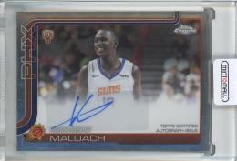 2025-26 Topps Chrome Khaman Maluach Rookie Autographs #TCARKM Phoenix Suns