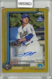 2025 Topps Pro Debut Hyun-Seok Jang Chrome Gold Autographs【02/50】 Los Angeles Dodgers