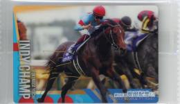 サラブレッドホースコレクション ツインウエハース 第2R インディチャンプ / 福永祐一 金箔サインカード