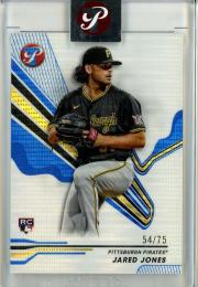 2024 Topps Pristine Jared Jones Blue Pristine Refractors【54/75】 Pittsburgh Pirates