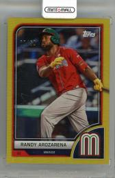 2023 TOPPS World Baseball Classic Randy Arozarena Gold Rainbow Foil #100【20/50】 MEXICO