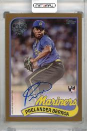 2024 TOPPS Series 2 Prelander Berroa 1989 Topps Autographs Gold #89BAPBE【20/50】 Seattle Mariners