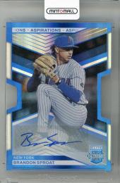 2023 PANINI Elite Extra Edition Brandon Spoat Aspirations Die-Cut #127【04/92】 New York Mets